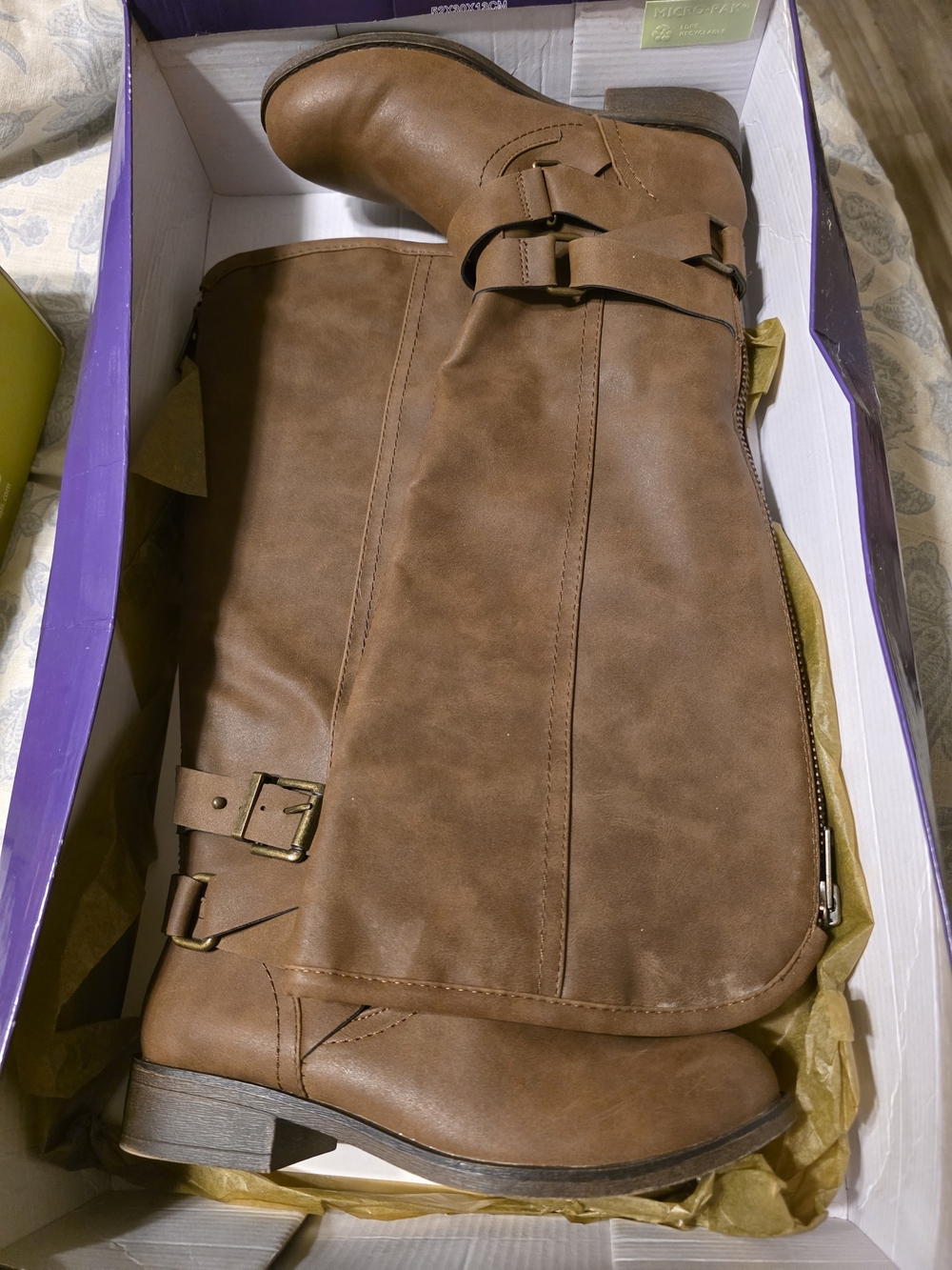 Madden Girl Tall Buckle Over-the-Knee Boots in Brown